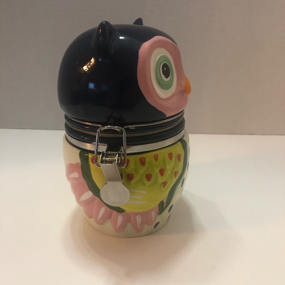 Owl salt and pepper shaker plus jar - Picture 4 of 6
